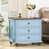 Bleu clair/brun