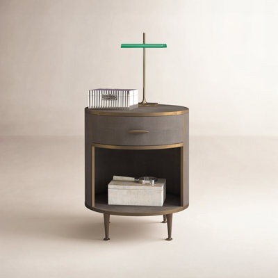 22'' W Metal Nightstand