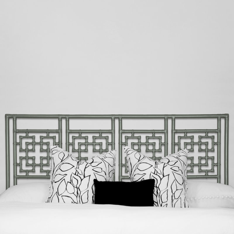 Palm Springs Open-Frame Headboard, King, Evergreen