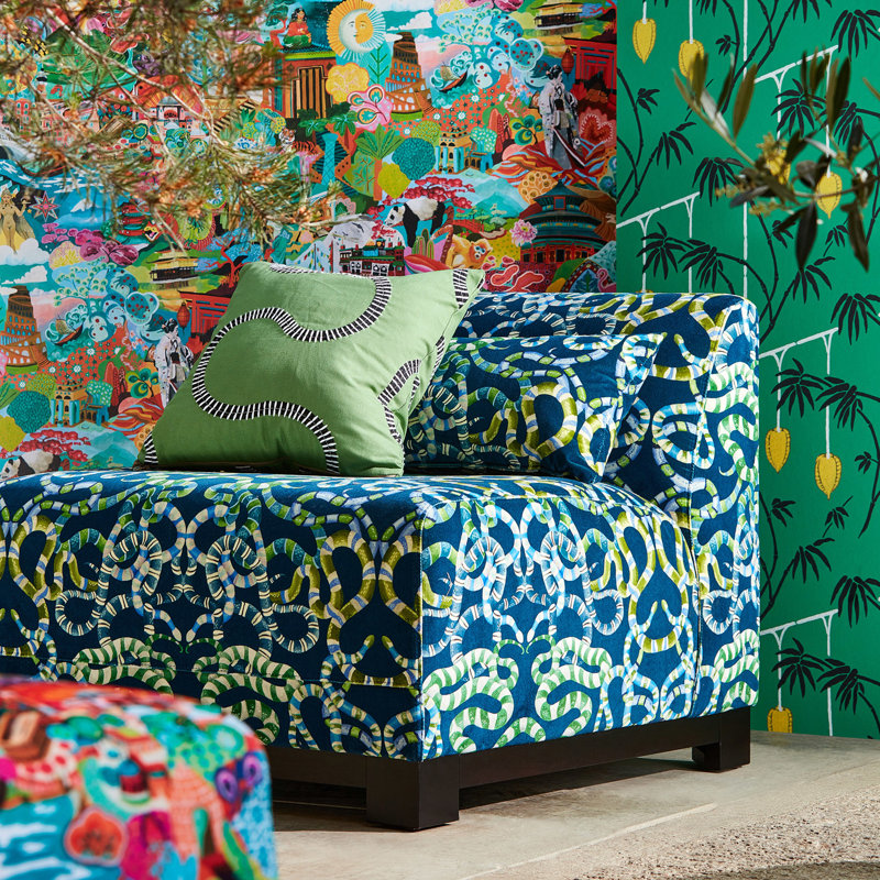 Michi Fabric, Green