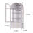 Freestanding Arch Display Cabinet with 3-Colour Light Modes and Motion Sensor-383128102
