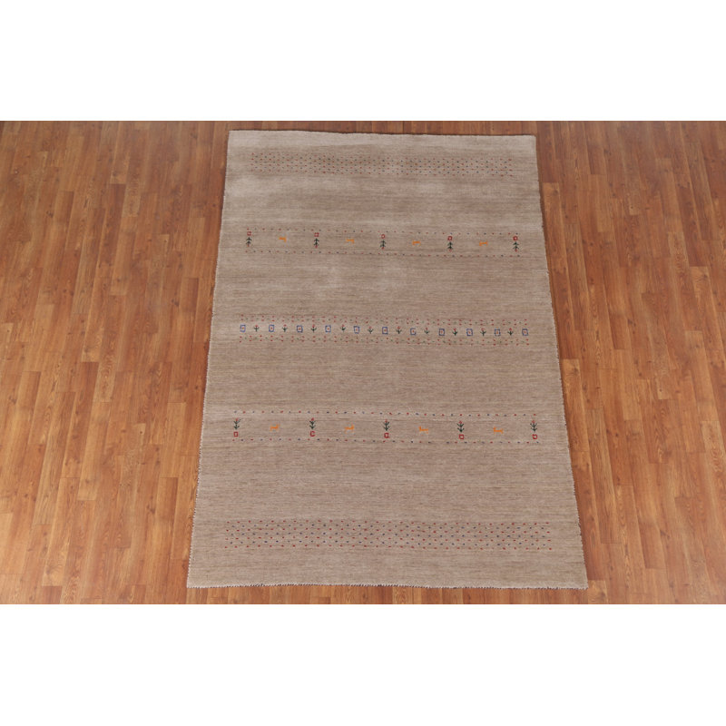 Tapis indien fait à la main Gabbeh 5 x 8