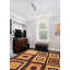 Tapisserie naturelle brune Kilim 4 pi 9 po x 6 pi 5 po