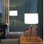 Lampe trépied réglable 64 po - 47 po Mid-Century en chrome / métal argenté
