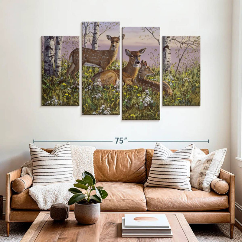 Brampt Spring Twins, 42" H x 68" W