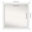 Miroir de salle de bain blanc Blanco-1056487664