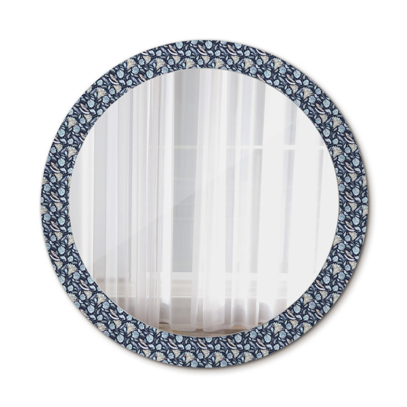 Huldar Glass Flat Wall Mirror, 80cm H x 80cm W