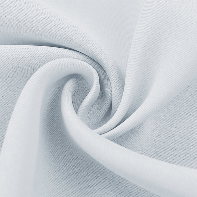 Blackout Curtains for Bedroom/Living Room Parkview Room Darkening Grommet Modern Drapes, Greyish White, 52" W x 95" L