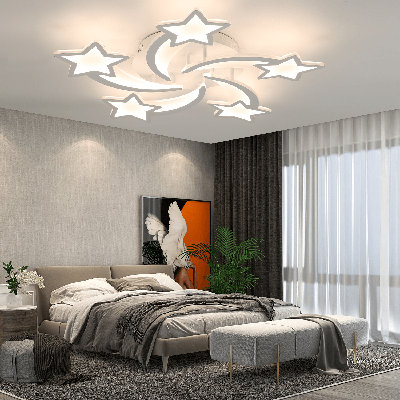 LED ceiling light, dimmable, children's room, bedroom, ceiling light and remote control