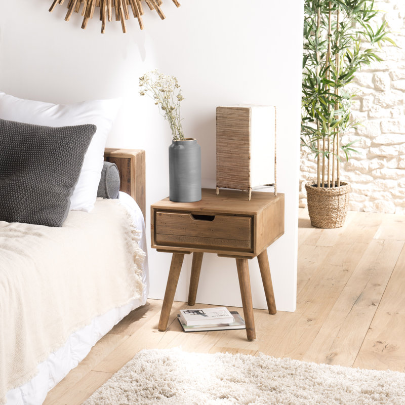 Sullivan 40cm W Solid Wood Bedside Table
