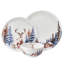 Service de table 12 pièces, service pour 4 Mikasa Whispering Pines