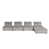 Velours gris velours est en rupture de stock