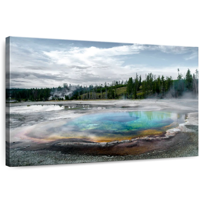 Bassin thermique Alvord à Yellowstone, H 8 po x l 12 po