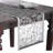 Everly Quinn Mondrian Embroidered Geometric Rectangular Table Runner-1856565620