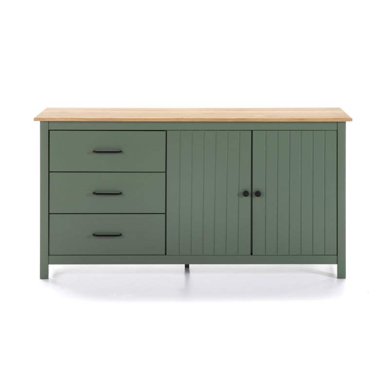 Giannini 150cm Solid Wood Sideboard, Green