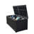 Edrosie Inc 61'' W 150 Gallons Water Resistant Lockable Deck Box in Black-100041853