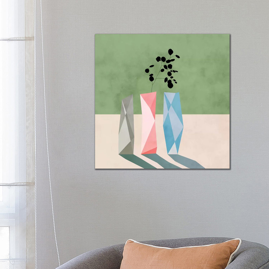 Floral Minimal von Ana Rut Bré - Gallery-Wrapped Canvas Giclée