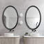 Darrilyn Framed Oval Mirrors for Bathroom-Oval Bathroom Mirror for Wall 24"x36"-461632906