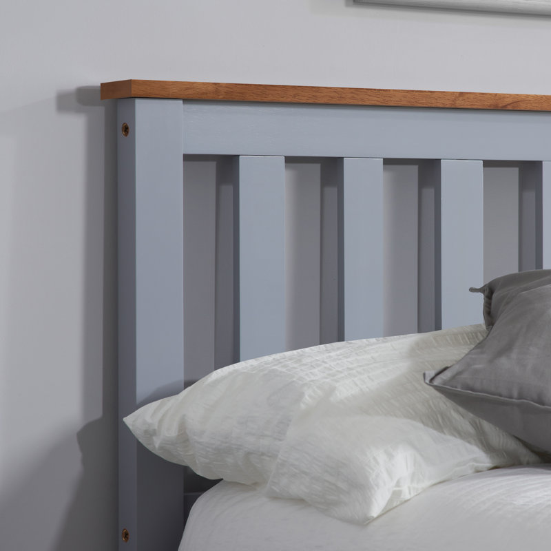 Ottoman Storage Bed With Sprung Mattress, Small Double (4'), Stone Grey