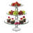 Libbey Selene 3-Tier Glass Footed Server Set
