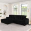 Canapé-lit modulaire (noir)-357126148