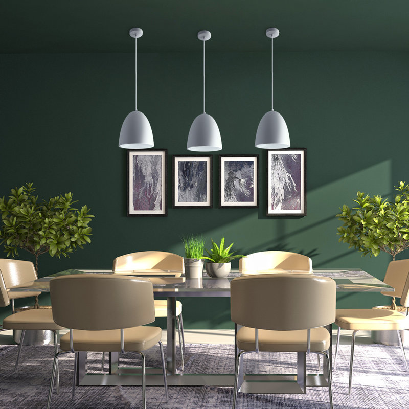 Hearns 1 - Light Single Pendant, White