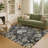 Machine Washable Indoor/Outdoor Chantille ACN2616 Floral Rug-1767427018-1767427021