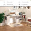 Bureau d'ordinateur de coin 55 po 55 po