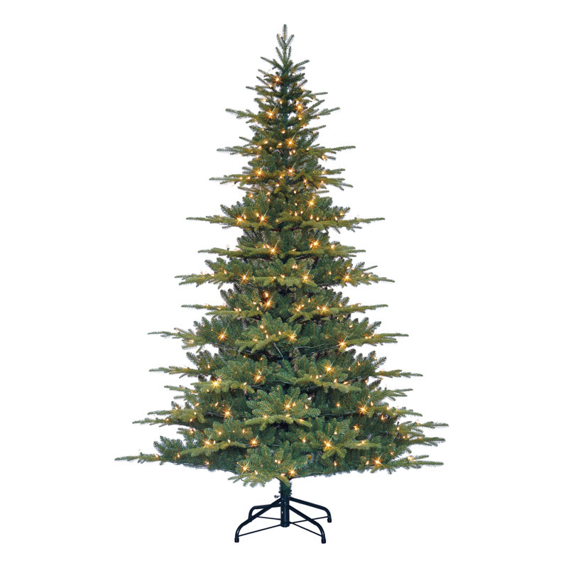 Gille 7.5' Lighted Artificial Fir Christmas Tree