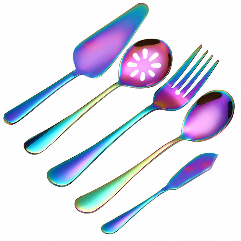 Ensemble de couverts 45 pièces Skaneateles, service pour 8, Violet