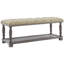 Repose-pieds capitonné avec rangement 46,06 po Fontane-87834015