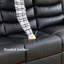 Canapé inclinable en similicuir de 72,5 po Hodgin-224545036