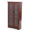 Armoire multimédia à panneau de fenêtre noire-33089847