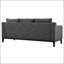 Canapé 3 places avec pieds en bois Mirod Comfy, moderne pour le salon et le bureau-806525103