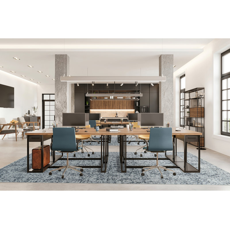 Tapis gravé dans la pierre WorkSpace, Rectangle 5 pi 4 po x 7 pi 8 po