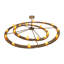 108" Wide Donner 24 Light Chandelier