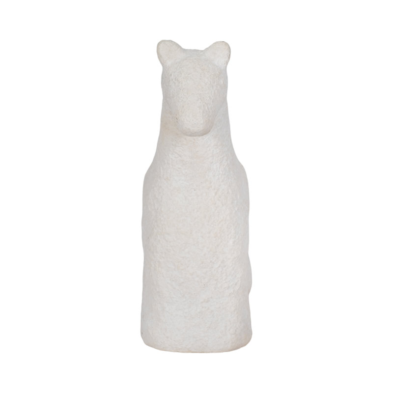 Neutral Textured Horse Decorative Object, White, 7" H x 3" W x 3" D