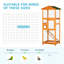 Cage à oiseaux 65 "pour perroquet, perroquet, avec plateau coulissant et 2 portes, orange-116225423