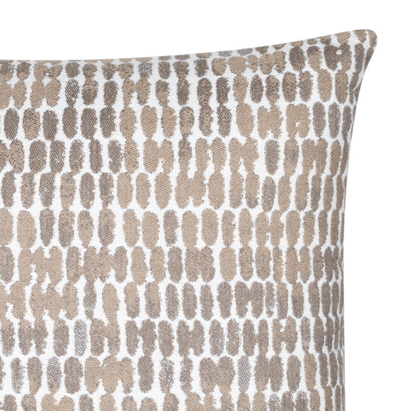 Thumbprint Square Indoor/Outdoor Pillow Cover & Insert, 22"H x 22"W