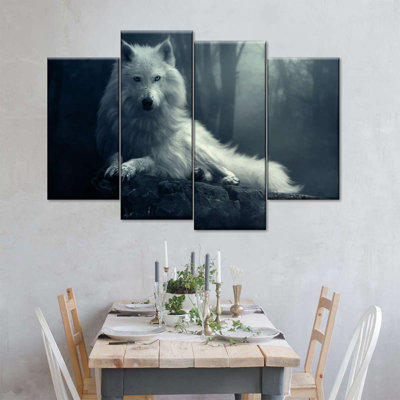 " Simple Wolf " 4 - Pieces
