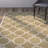 Arneshia Geometric Green/Beige Area Rug-1258747076