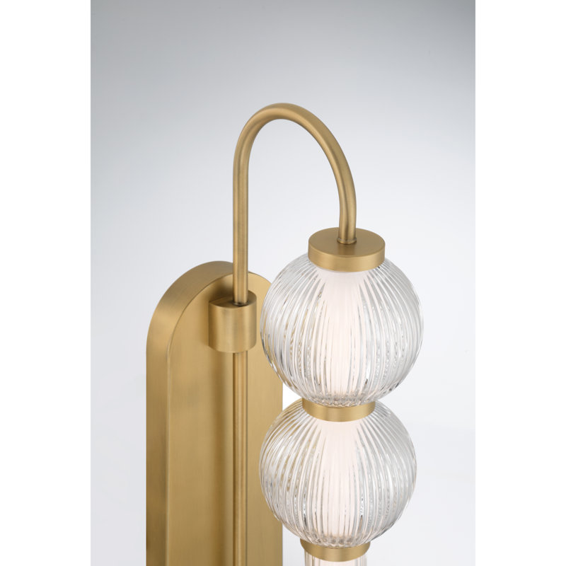 Cordel 30.25" High LED Wall Sconce, Brass