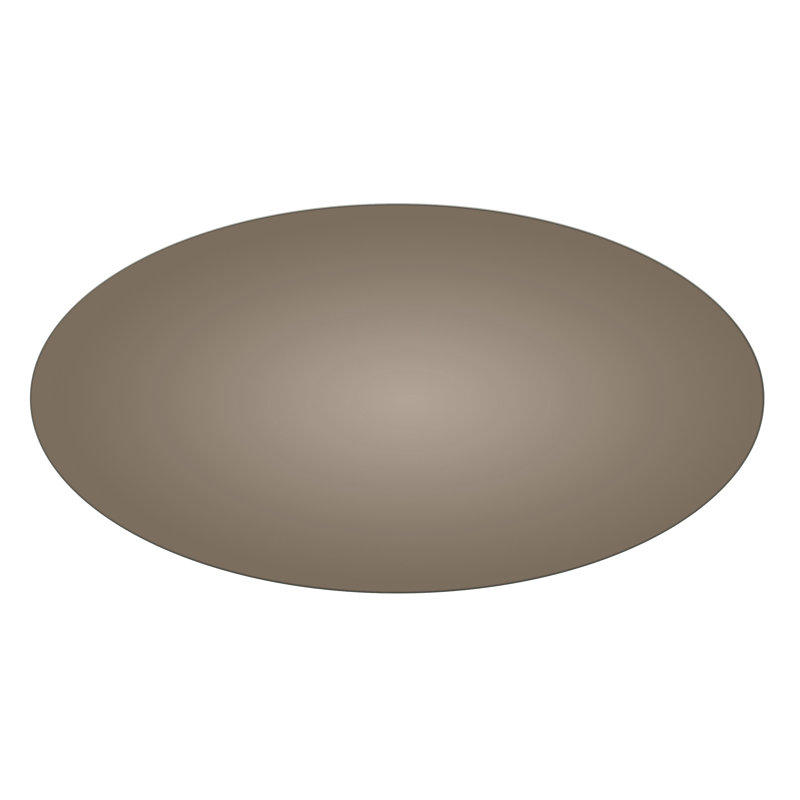 Semper Oval Glass Dining Table, 30" H x 96" L x 51" W