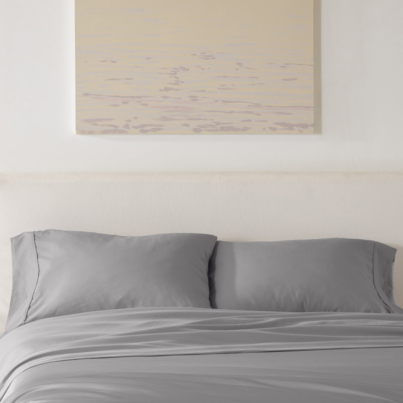 Lux Enzyme-Washed Double-Brushed 2pc. Pillowcase Set, King, Graphite
