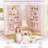 Albertson 43.7'' H X 22.8'' W Kids Floating Bookshelf, Nursery Bookshelf for Toddler Room, Pink-1205002784