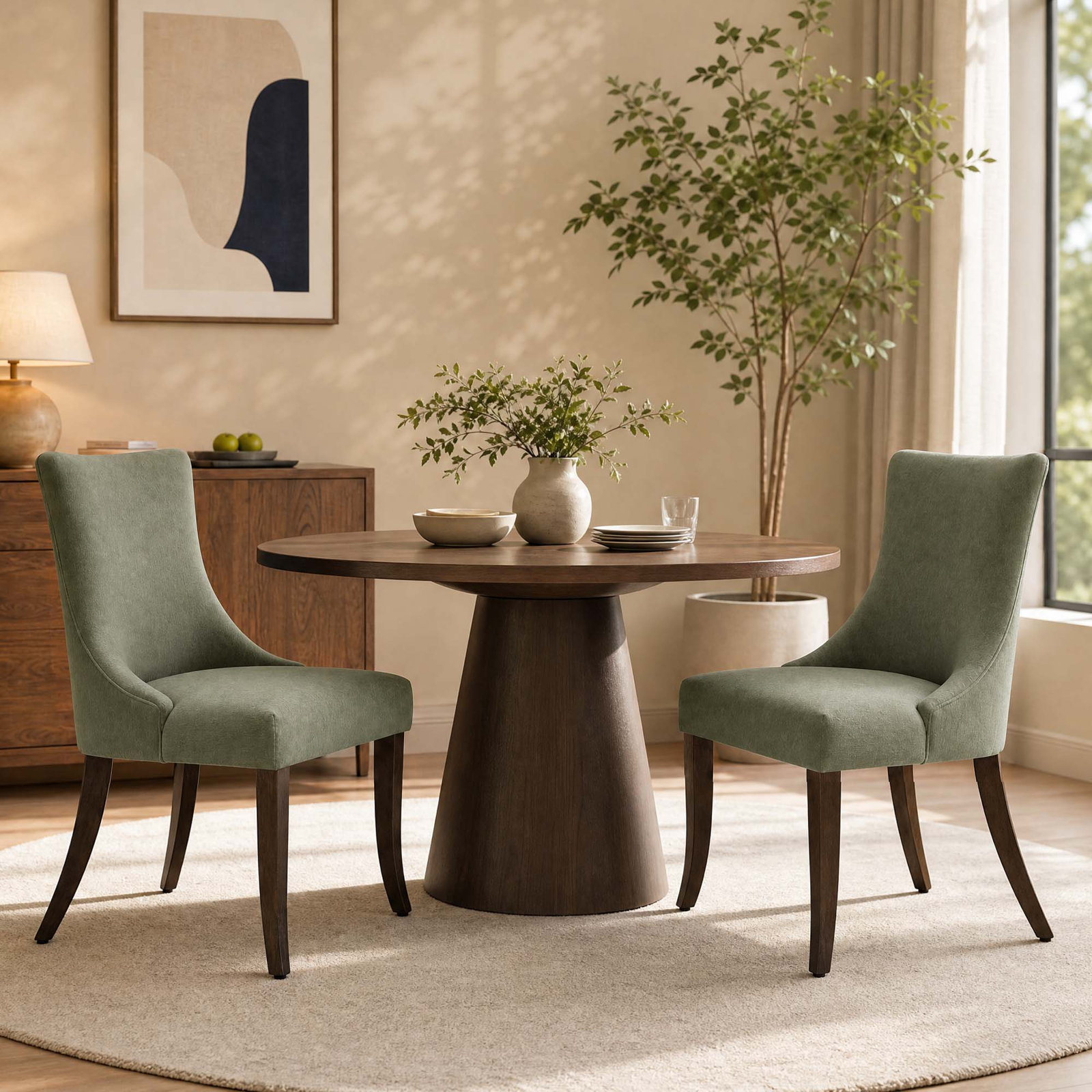 Etna Dining Chair, Sage