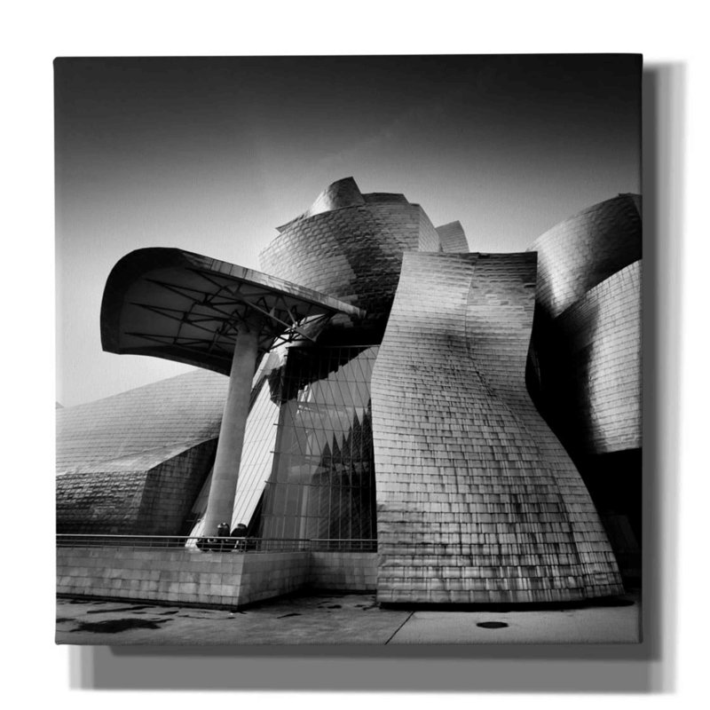 "Guggenheim" par Nina Paponcek, reproduction sur toile tendue, H 12 po x l 12 po x P 0,75 po