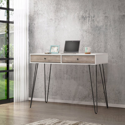 Taupe Oak Desk