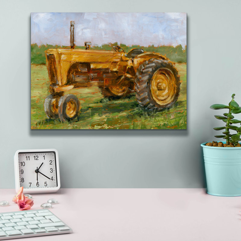 «August Rustic Tractors 4» par August Grove, H 12 po x l 16 po x P 0,75 po