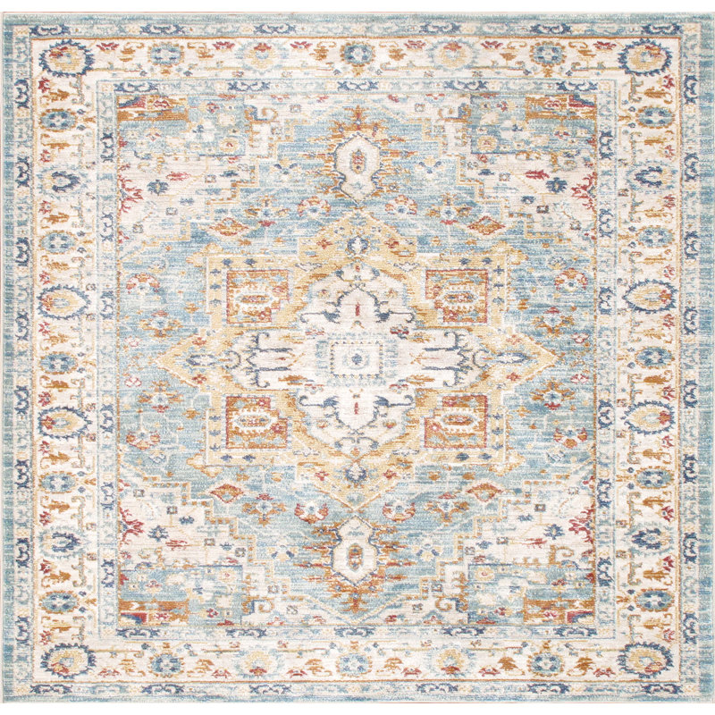 Heritage Geometric Indoor Rug, Square 10'